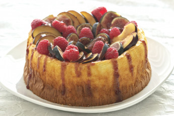 Картинка еда пироги инжир малина