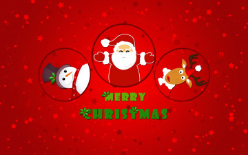 Картинка праздничные векторная+графика+ новый+год олень санта клаус снеговик