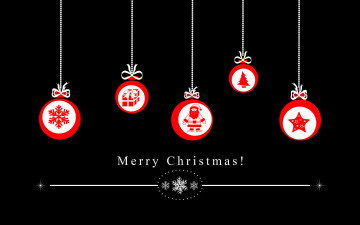 Картинка праздничные векторная+графика+ новый+год фон шарики темный