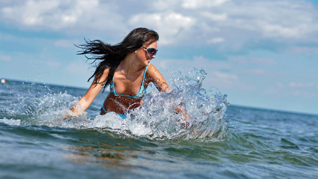 Обои картинки фото девушки, -unsort , брюнетки,  шатенки, тело