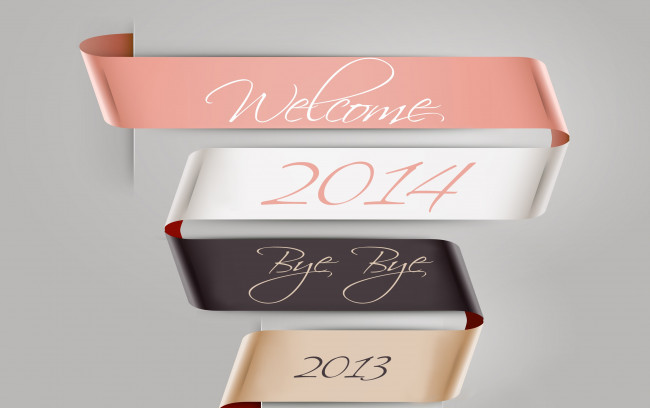 Обои картинки фото праздничные, векторная графика , новый год, год, 2014