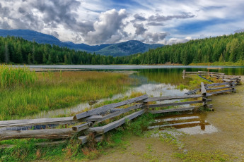 Картинка природа реки озера река лес горы