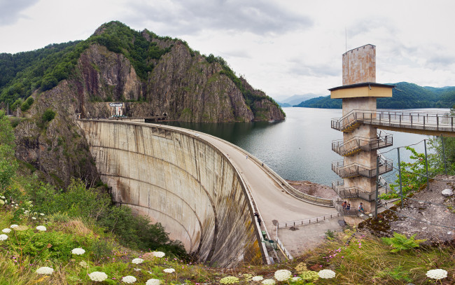 Обои картинки фото природа, реки, озера, река, плотина