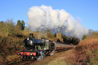 Картинка техника паровозы дорога железная рельсы паровоз