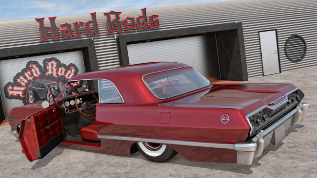 Обои картинки фото автомобили, 3д, фон, автомобиль