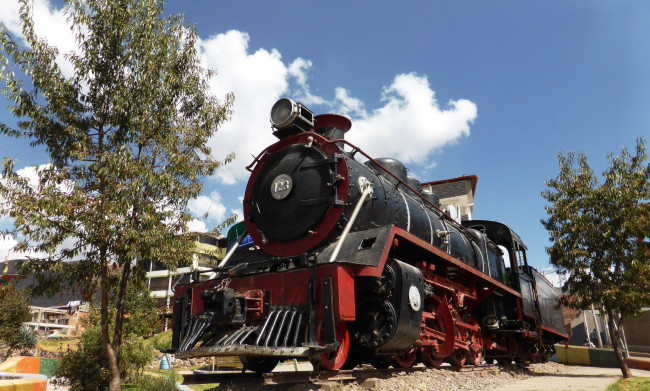 Обои картинки фото техника, паровозы, рельсы, дорога, железная, паровоз