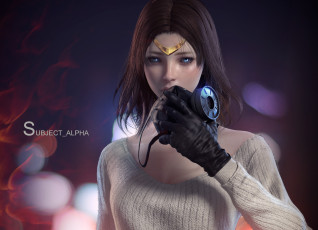 Картинка 3д+графика фантазия+ fantasy девушка