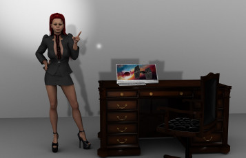 Картинка 3д+графика люди+ people фон взгляд девушка