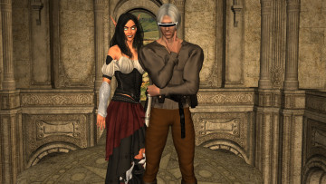 Картинка 3д+графика эльфы+ elves фон взгляд эльфийка