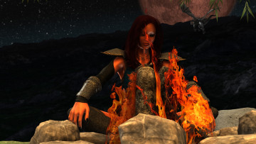 Картинка 3д+графика фантазия+ fantasy фон взгляд девушка