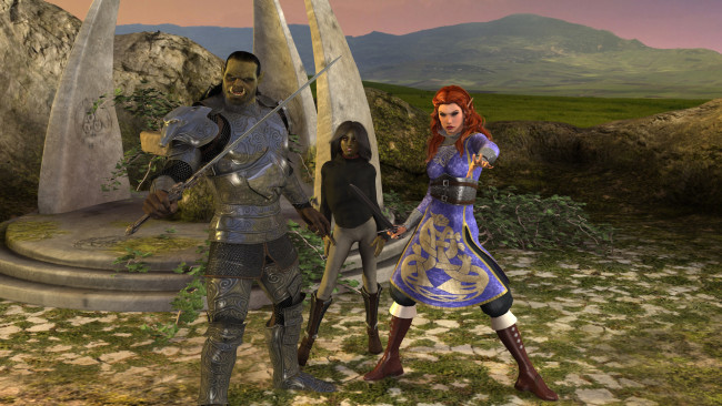 Обои картинки фото 3д графика, эльфы , elves, взгляд, эльфийка, фон