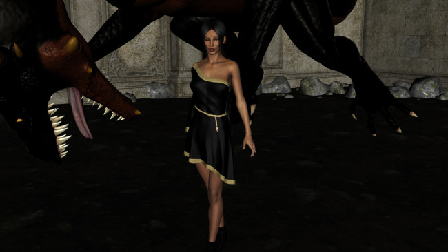 Обои картинки фото 3д графика, фантазия , fantasy, взгляд, девушка, фон