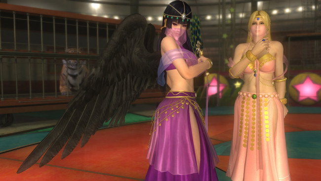 Обои картинки фото 3д графика, фантазия , fantasy, взгляд, фон, девушки, позы