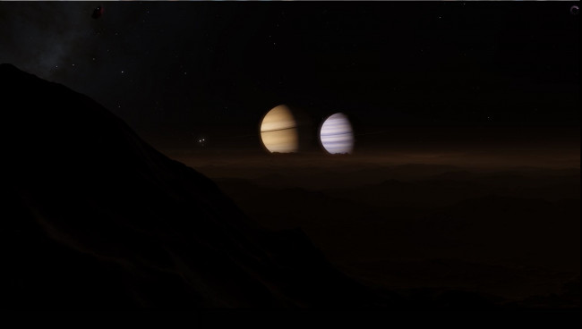 Обои картинки фото космос, арт, звезды, планеты, галактика, вселенная