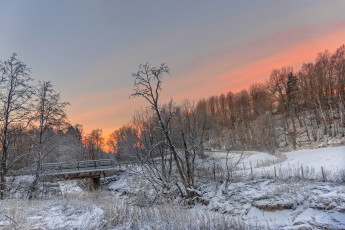 Картинка природа зима простор