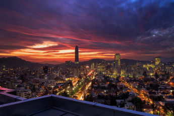 Картинка santiago +chile города сантьяго+ Чили простор