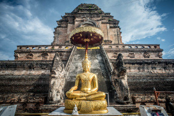 Картинка wat+chedi+luang +chiang+mai города -+буддийские+и+другие+храмы простор