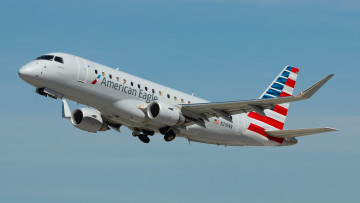 Картинка embraer+175 авиация пассажирские+самолёты авиалайнер