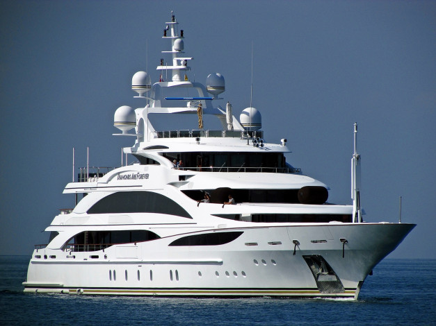 Обои картинки фото diamonds are forever, корабли, Яхты, яхта
