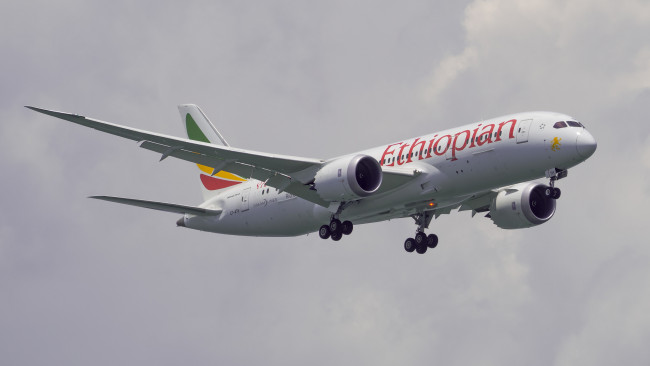 Обои картинки фото b787-9 dreamliner, авиация, пассажирские самолёты, авиалайнер