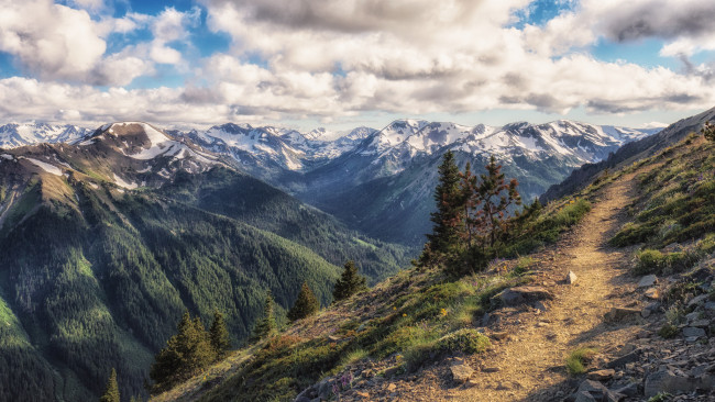 Обои картинки фото природа, горы, простор