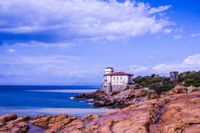 Обои картинки фото sole dopo la tempesta, города, замки италии, простор