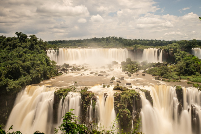 Обои картинки фото природа, водопады, простор