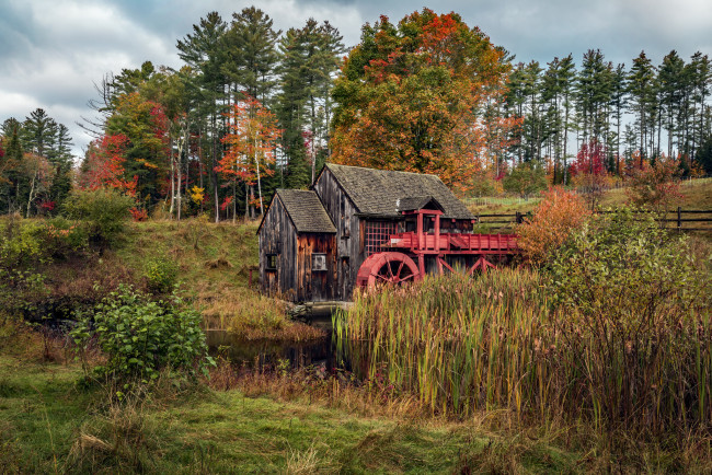 Обои картинки фото разное, мельницы, простор