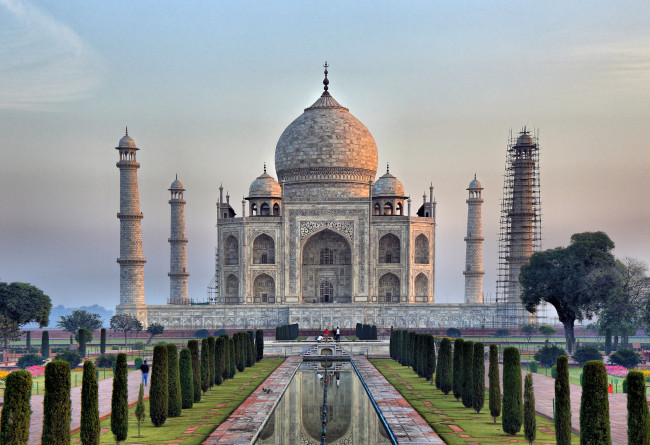 Обои картинки фото taj mahal - india, города, тадж-махал , индия, простор