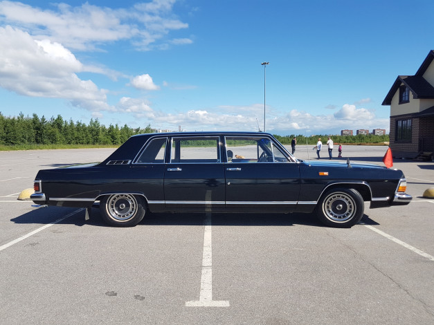 Обои картинки фото газ- 14 чайка, автомобили, газ, газ-, 14, чайка, автомобиль, чёрный, ретро