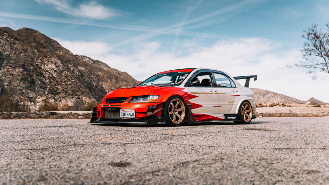 Обои картинки фото автомобили, mitsubishi, lancer, evolution