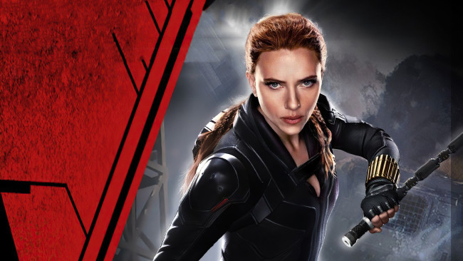 Обои картинки фото black widow ,  2021 , кино фильмы, black widow, черная, вдова, фантастика, cкарлетт, йоханссон, боевик, актриса, постер