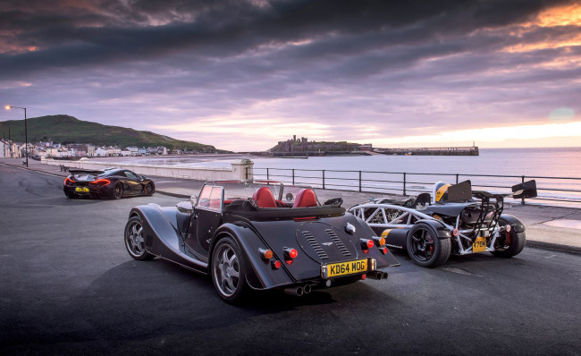 Обои картинки фото автомобили, разные вместе, mclaren, ariel, morgan