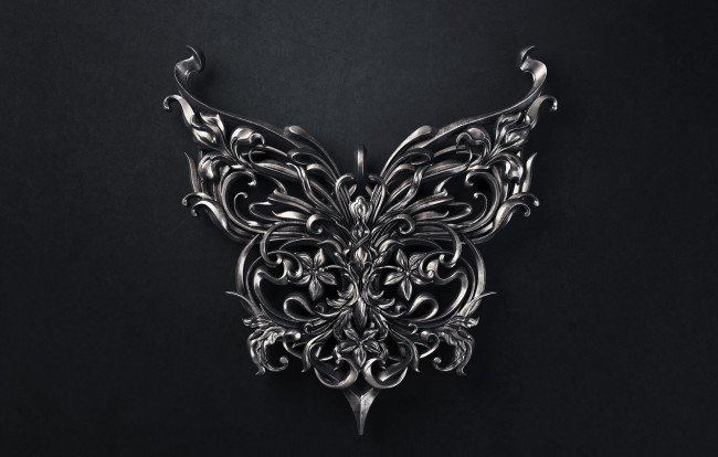 Обои картинки фото sasha vinogradova, разное, украшения,  аксессуары,  веера, butterfly, jewellery