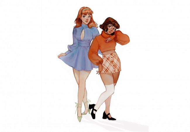 Обои картинки фото рисованное, кино,  мультфильмы, девушки, персонажи