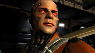 Картинка видео+игры quake+4 киборг помещение