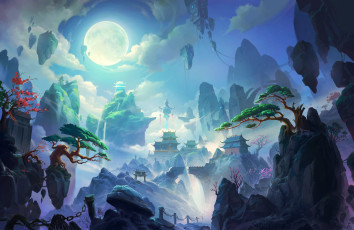 обоя фэнтези, иные миры,  иные времена, пейзаж