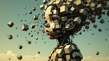 обоя фэнтези, роботы,  киборги,  механизмы, нейросети, графика, нейроарт, ai, art, нейронные, сети, рисунки, нейро, искусство, нейрографика, graphics, neuroart, neural, networks, drawings, neuro, neurography