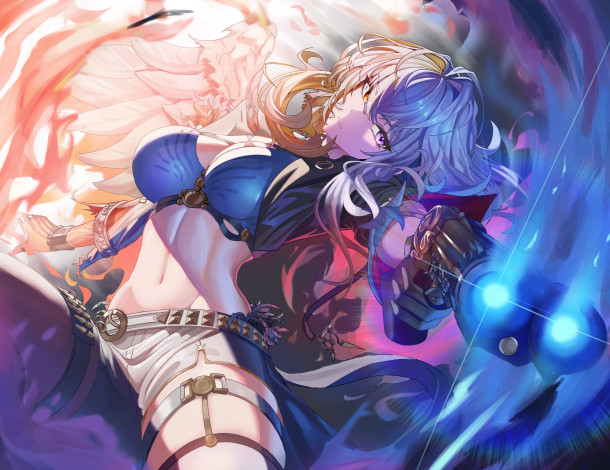 Обои картинки фото аниме, wuthering waves, девушка